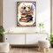 Book Flowers Diamond Painting Kit for Adults – 5D Full Round DIY Gem Art, 11.8x15.7 Inch Retro Home Wall Décor